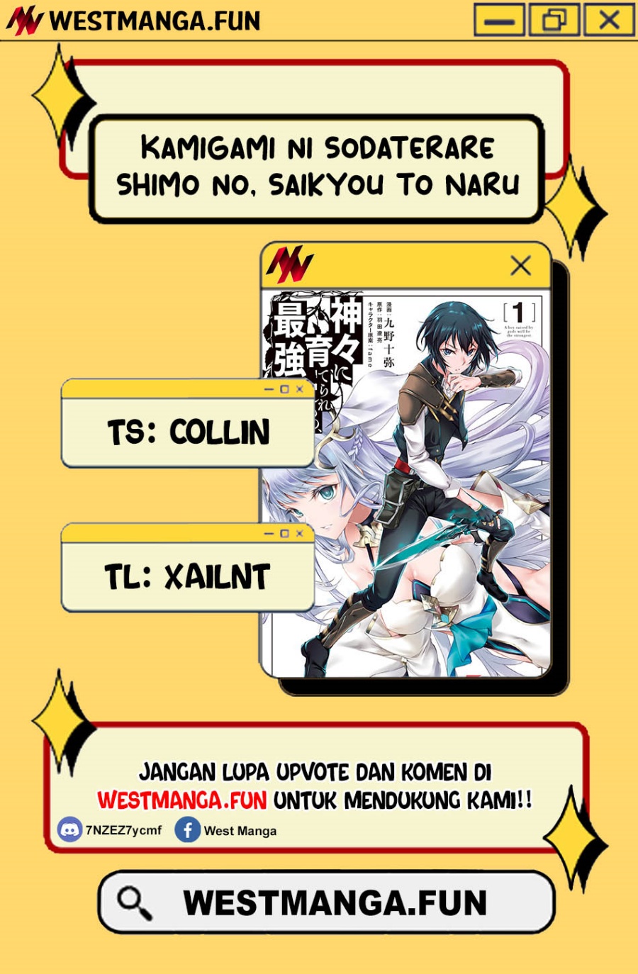 Kamigami ni Sodaterare Shimo no, Saikyou to Naru